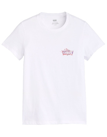 CAMISETA MUJER LEVIS PERFECT LOGO FLORES
