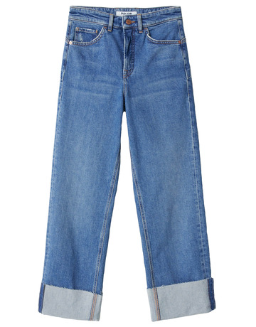 VAQUERO RECTO MUJER SALSA JEANS EFECTO PUSH IN TIRO ALTO