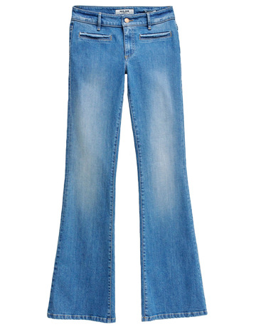 VAQUERO FLARE MUJER SALSA JEANS WONDER TIRO BAJO EFECTO PUSH UP