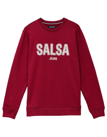 SUDADERA HOMBRE SALSA JEANS CON LOGO