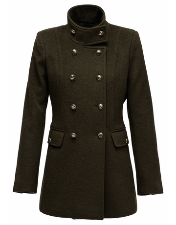 ABRIGO CORTO MUJER SALSA JEANS DE PAÑO