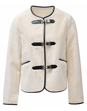 ABRIGO DE PELO MUJER SALSA JEANS CON CIERRE BROCHE