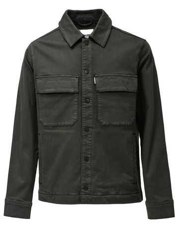 CAMISA HOMBRE  SALSA JEANS OVERSHIRT S-ACTIV DARK GREEN S