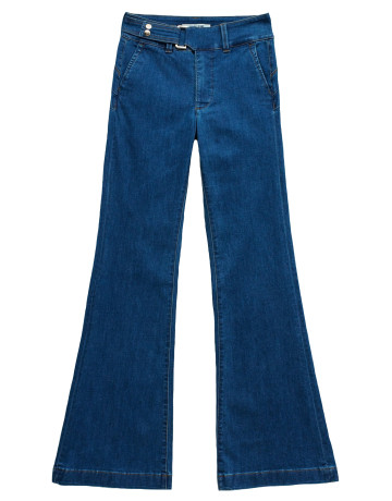 PANTALÓN MUJER  SALSA JEANS CHINO SECRET FLARE W/ BELT DET