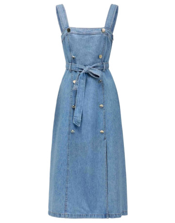 VESTIDO MIDI MUJER SALSA JEANS EN LIGHTDENIM