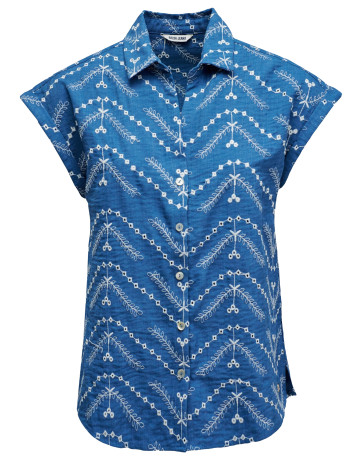 MUJER SHIRT W/ EMBROIDERY 852