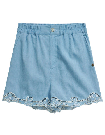 PANTALÓN CORTO MUJER SALSA JEANS CON BORDADOS
