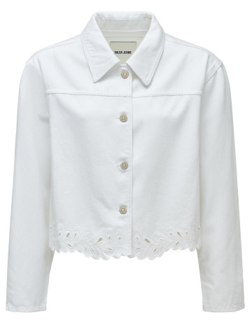 ABRIGO MUJER  SALSA JEANS DENIM JACKET W/ EMBROYDERY