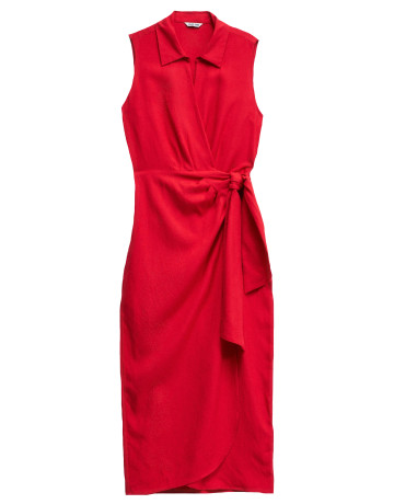 VESTIDO MIDI MUJER SALSA JEANS CON LINO