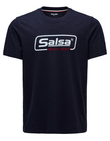 CAMISETA HOMBRE SALSA JEANS CON LOGO FIT SLIM