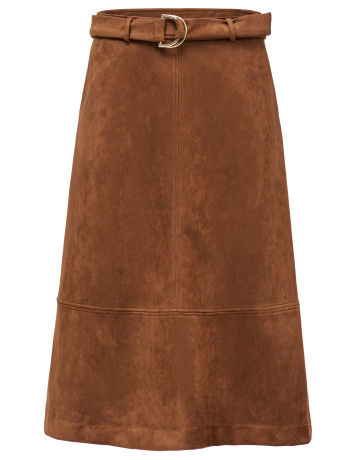 MUJER SUEDE MIDI SKIRT 930