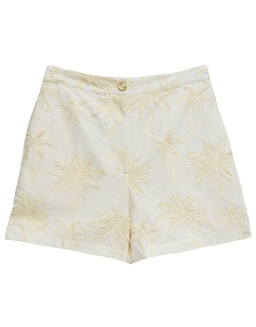 PANTALÓN CORTO MUJER  SALSA JEANS SHORT TEXTURED 3D FABRIC EFFEC