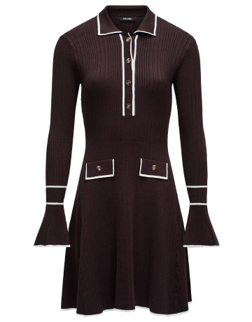 MUJER POLO-STYLE DRESS WITH CONTRAST 931