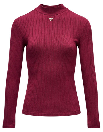 CAMISETA MUJER  SALSA JEANS TURTLENECK LONGSLEEVE W/ LOGO