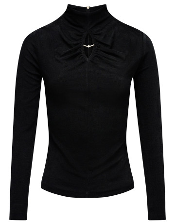CAMISETA MUJER  SALSA JEANS TURTLENECK LONG SLEEVE W/ LOGO