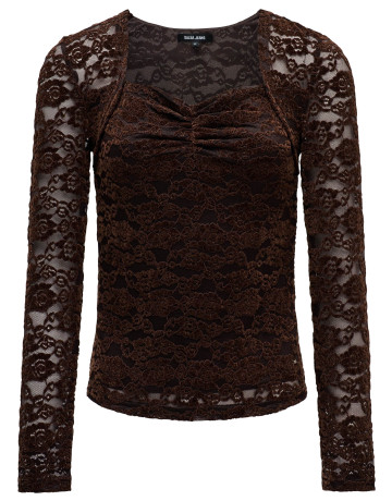 CAMISETA MUJER  SALSA JEANS LONG SLEEVE MESH