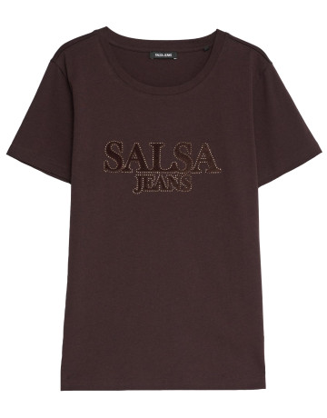 CAMISETA MUJER  SALSA JEANS BRANDING T-SHIRT REGULAR FIT