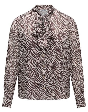 CAMISA MUJER  SALSA JEANS TIE-NECK BLOUSE WITH INNER TOP