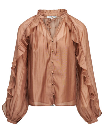 CAMISA MUJER  SALSA JEANS BLOUSE WITH RUFFLES