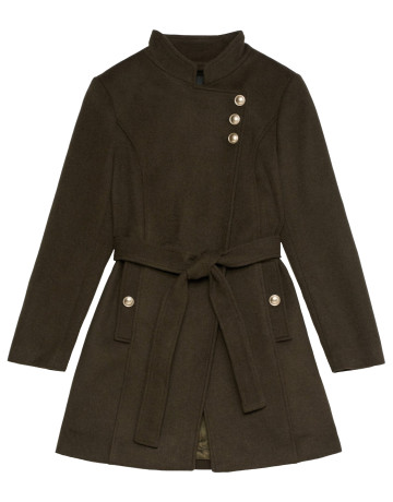 ABRIGO MUJER  SALSA JEANS GRACE WOOL COAT WITH BUTTONS