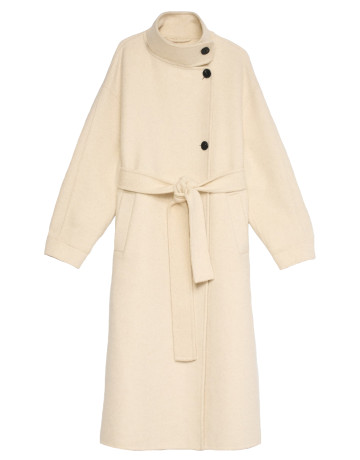 ABRIGO MUJER  SALSA JEANS LONG HANDMADE WOOL COAT