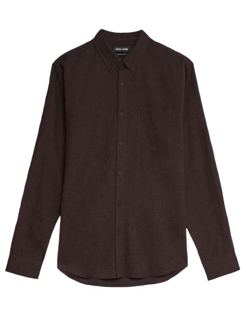 CAMISA HOMBRE  SALSA JEANS MELANGE COTTON SHIRT WITH CHES