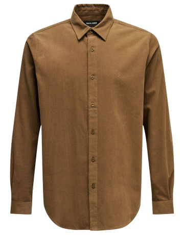 CAMISA HOMBRE  SALSA JEANS COTTON CORDUROY SHIRT WITH CHE