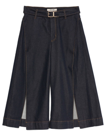 PANTALÓN MUJER  SALSA JEANS CHINO CROPPED WIDE W/ SIDE DET