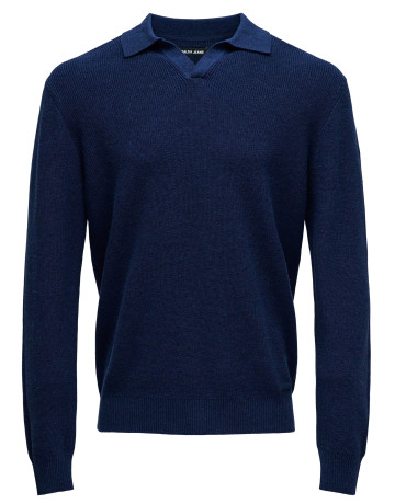 JERSEY HOMBRE  SALSA JEANS LONG-SLEEVE TEXTURED KNITTED P