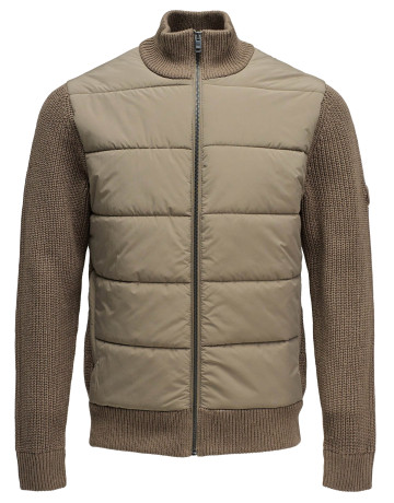 CAZADORA HOMBRE  SALSA JEANS KNITTED JACKET WITH QUILTED FR
