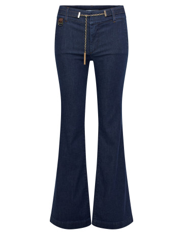 PANTALÓN MUJER  SALSA JEANS SECRET CHINO FLARE W/ BELT DET