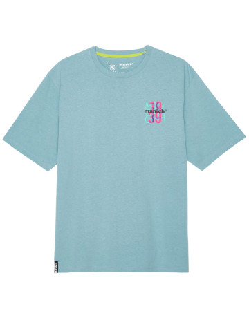 CAMISETA HOMBRE  MUNICH STREETWEAR T-SHIRT TURQUOISE