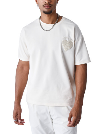 CAMISETA ANCHA HOMBRE PROYECT X PARIS MOTIVO CORAZON DE MIMBRE