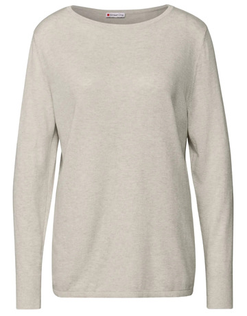 CAMISETA MUJER  STREET QR_BASIC ROUNDED U-BOAT NECK