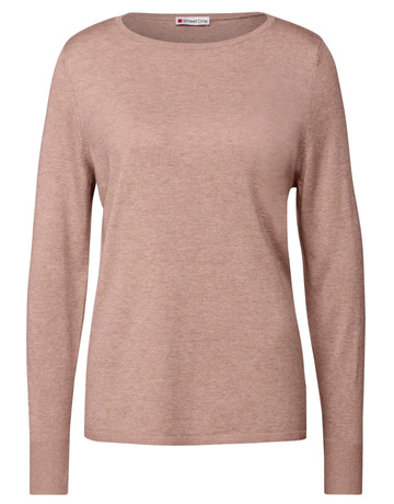 CAMISETA MUJER  STREET QR_BASIC ROUNDED U-BOAT NECK