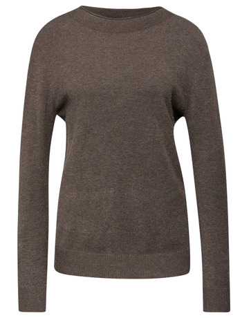 JERSEY MUJER  STREET QR_ROLLED EDGE COLLAR SWEATER