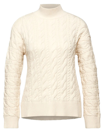 JERSEY MUJER  STREET LTD QR_TURTLE NECK CABLE SWEAT