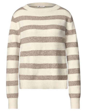 MUJER LTD QR_COSY STRIPED SWEATER U- 37931