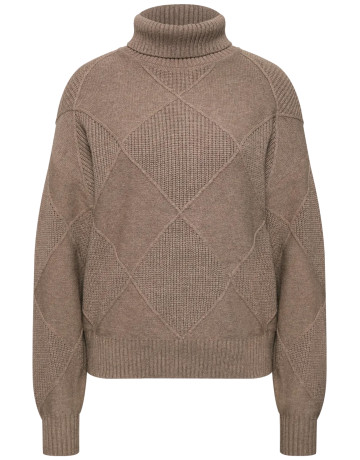 MUJER LTD QR_COSY STRUCTURE SWEATER 17871