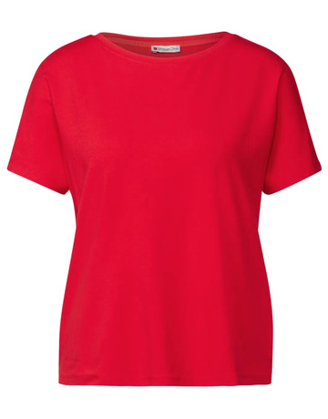 CAMISETA BÁSICA CORTE HOLGADO MUJER STREET ONE