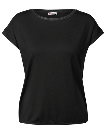CAMISETA CON CINTA DE ENCAJE MUJER STREET ONE
