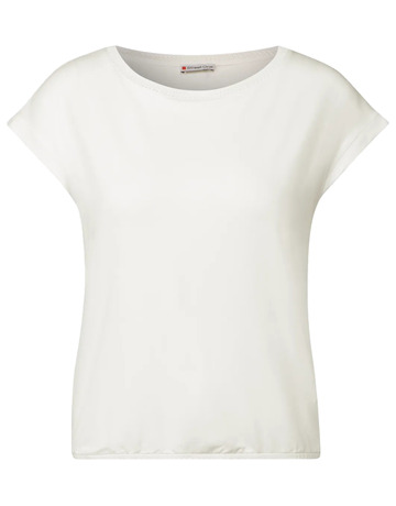 CAMISETA CON CINTA DE ENCAJE MUJER STREET ONE