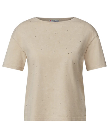 CAMISETA CON PEDRERÍA MUJER STREET ONE