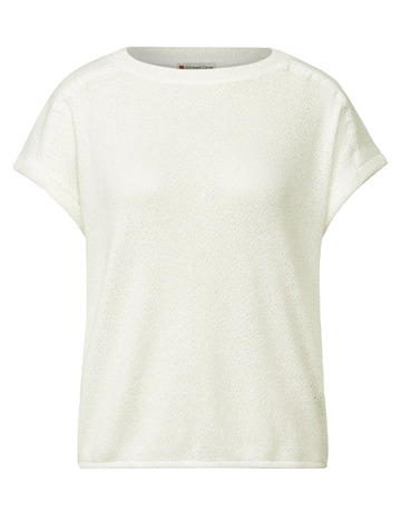 CAMISETA MUJER  STREET SUMMER KNIT LOOK SHIRT