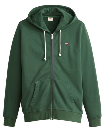 SUDADERA CON CAPUCHA HOMBRE LEVIS ORIGINAL CON CREMALLERA