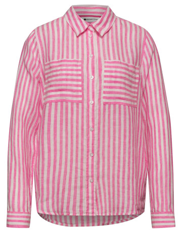 MUJER SOL_STRIPED SHIRTCOLLAR BLOUSE 27281