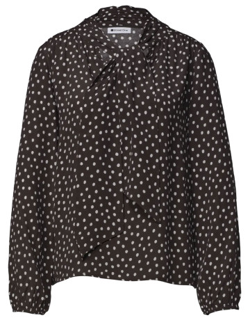 MUJER PRINTED BLOUSE W TIE DETAIL 27874