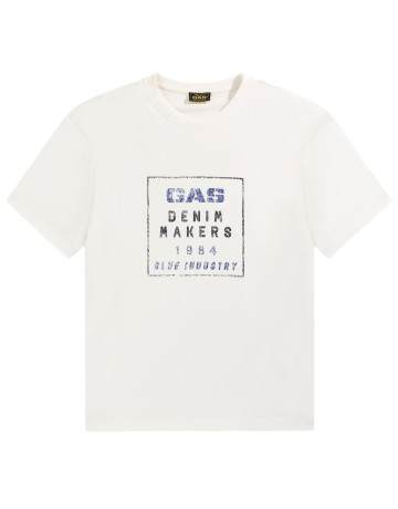 CAMISETA HOMBRE  GAS DHARIS M/CBLUE""