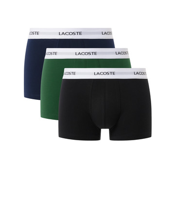 PACK 3 CALZONCILLOS HOMBRE LACOSTE ALGODÓN ELÁSTICO