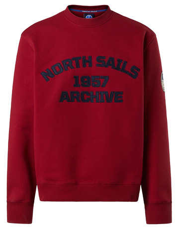 JERSEY HOMBRE  NORTH SAILS CREWNECK  SWEATER W/GRAPHIC